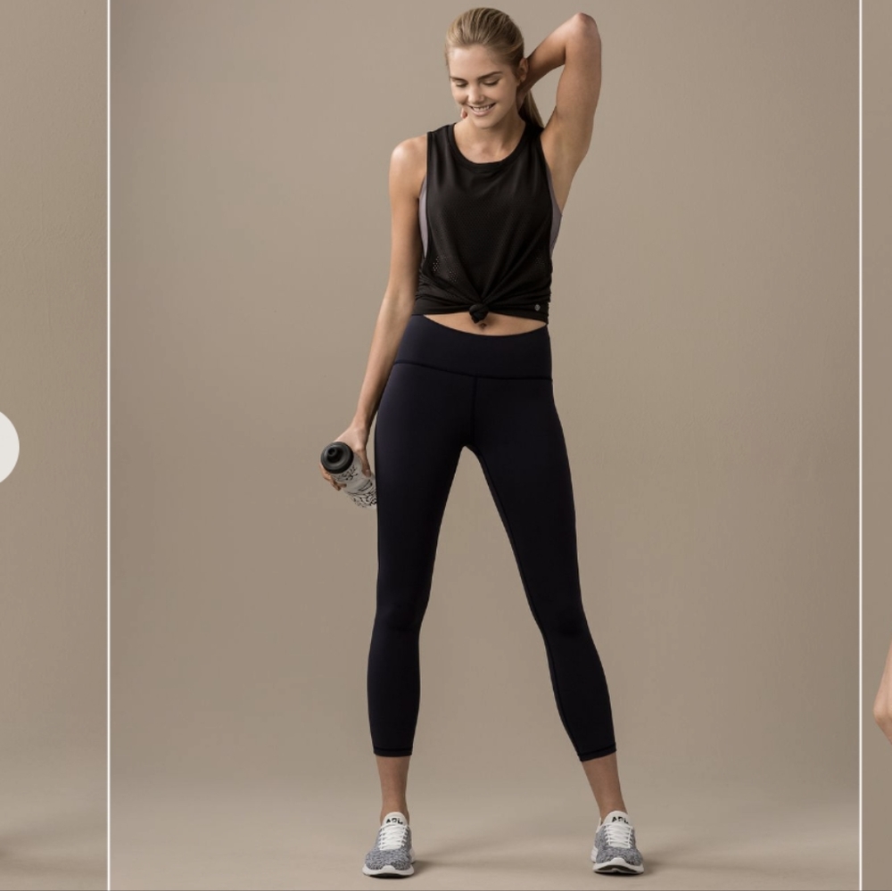 Lululemon Train Times 7/8 Pant *25", Black Leggings